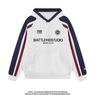 亿万少年buf重磅u美式 高街春秋冬厚宽松百搭卫衣男女潮牌外套fock