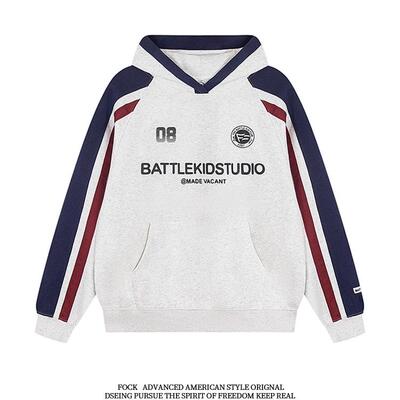 亿万少年buf重磅u美式高街春秋冬厚宽松百搭卫衣男女潮牌外套fock