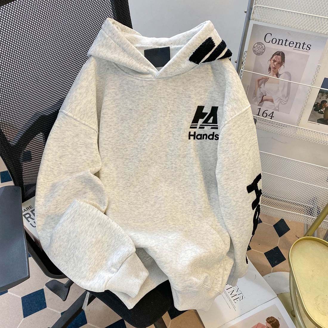 国潮hiphop美式高街字母刺绣连帽卫衣男宽松加绒情侣款外套女学生,男装,卫衣,淘宝优惠券,粉丝福利购,淘宝优惠卷