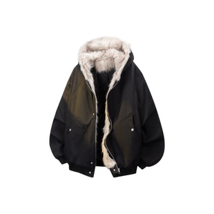 夹克外套派克棉服 高街工装 冬毛领座山MARK WAFFLE加厚保暖美式