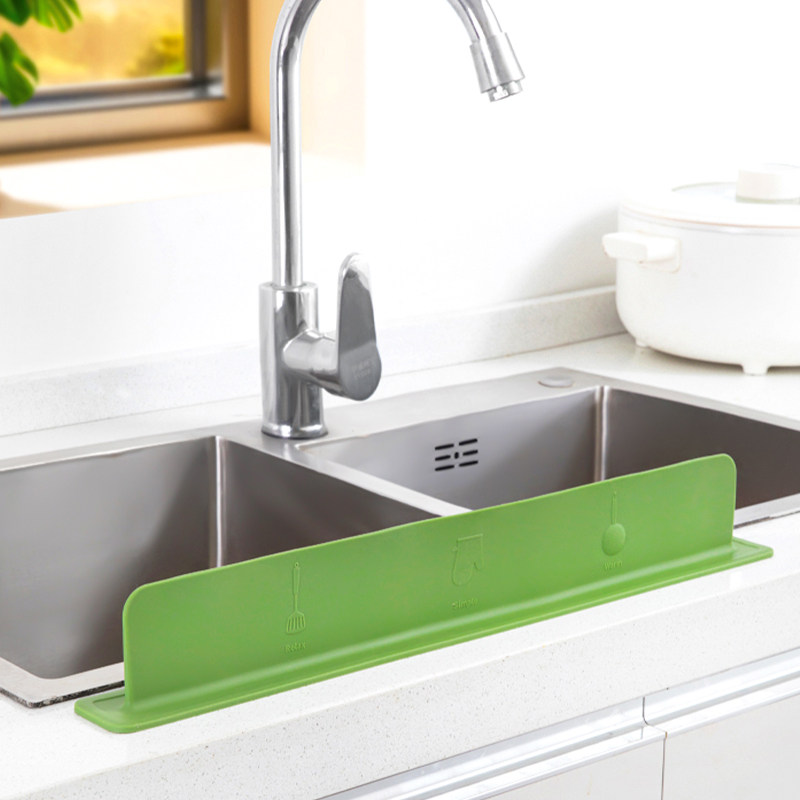 水槽挡水板厨房防溅水挡板水池洗碗池台面硅胶防水条吸盘防水隔板,厨房/烹饪用具,厨房挡水板/挡水条,淘宝优惠券,粉丝福利购,淘宝优惠卷