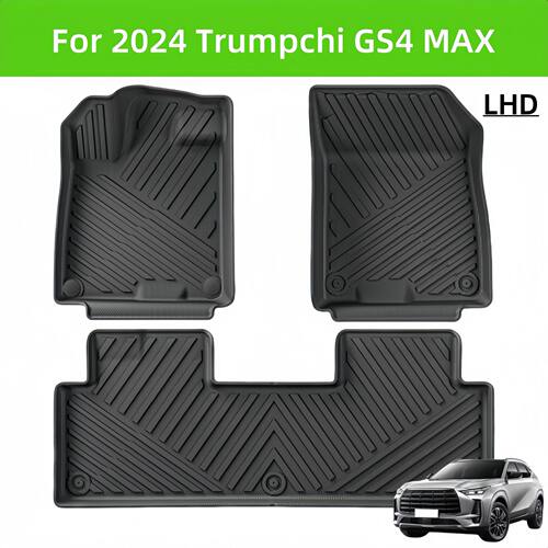 For 2024 Trumpchi GS4 MAX TPE Car Floor Mat/Rear Trunk Mat