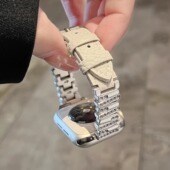 适用华为watchfit4手表表带真皮新款 4pro智能fit3腕表女fit2系列1