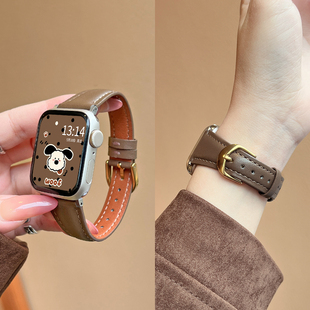 适用华为fit4手表表带真皮新款 4pro智能watchfit3腕表女fit2系列1