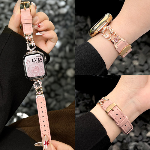 手环9pro秋冬新款蝴蝶间皮表带