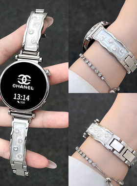 适用华为gt5/6表带金属新款手表watchgt4智能女款高级gt3pro专用2