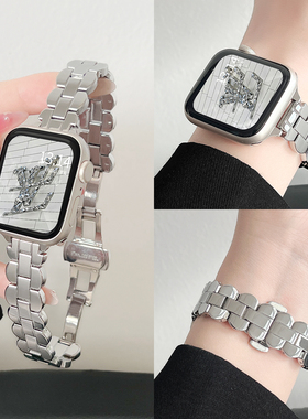 适用华为fit4表带金属新款fit3手表智能watchfit2腕表男夏天女款1