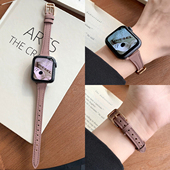 适用华为fit4表带真皮新款 手表watchfit3腕表女款 2智能系列高级感