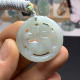 521天然A货缅甸翡翠糯冰飘花麒麟吊坠