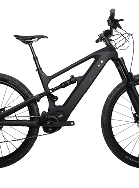 DENGFU E10八方电机碳纤中置助力软尾EBIKE速降山地车