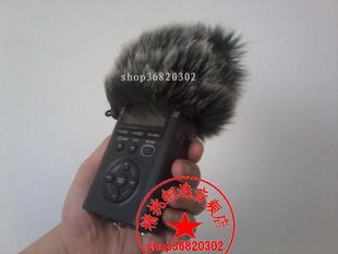 40采访录音笔防风毛毛套 防风毛罩毛衣带拉扣 DR40 配tascam