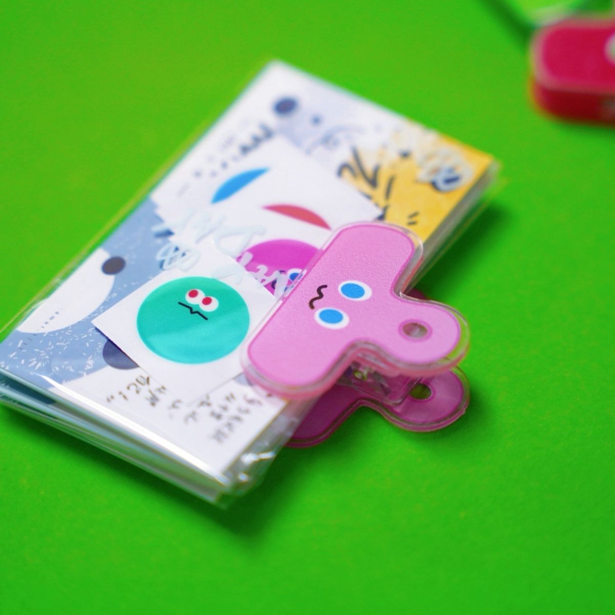 五月天5525演唱会周边五个球亚克力夹子手帐长尾夹学生收纳文件夹