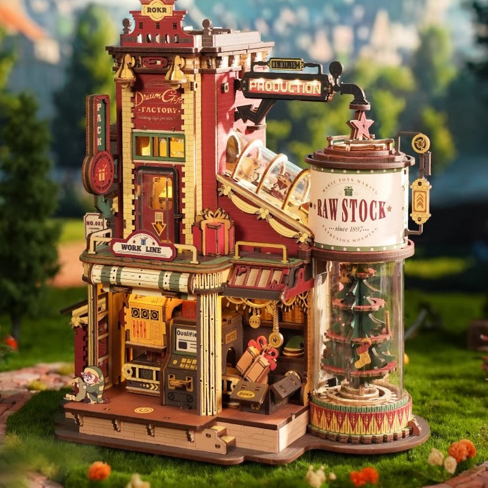 若客礼物工厂积木立体拼装玩具礼