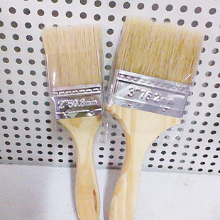 长毛油漆刷 鬃猪毛刷棕毛刷 船用刷1/2/3/4/8寸涂料刷子