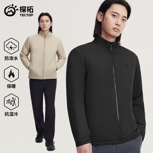 轻薄夹棉棉衣男秋冬户外通勤两穿