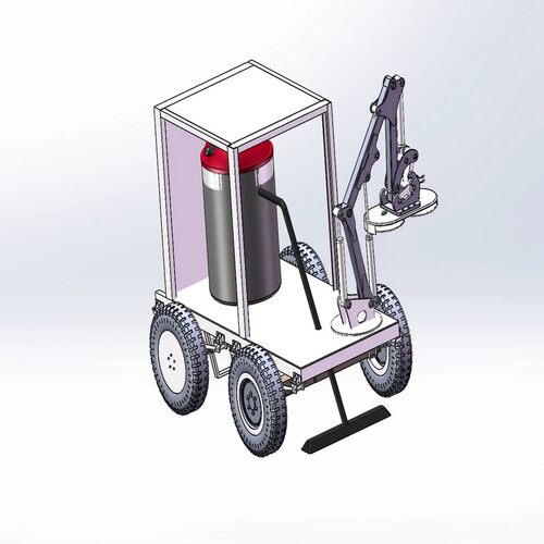 车载绿篱修剪机设计含说明+二维cad图纸+三维solidworks模型