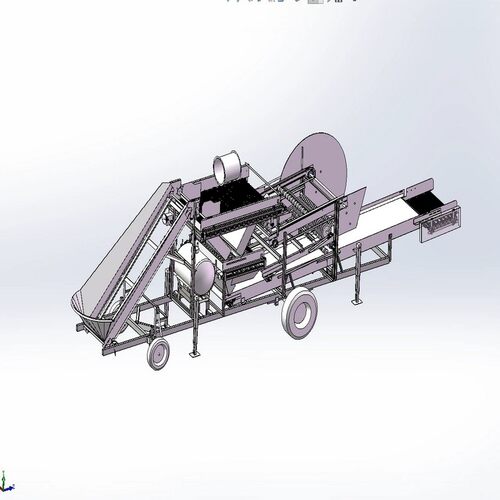 种薯切块机三维设计solidworks建模3d模型图纸资料974075