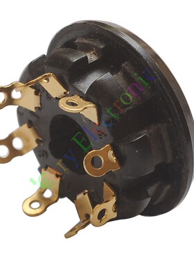 电木8脚电子管座S8WPI-G镀金脚八脚插座适KT88 6550 EL34 6P3P等