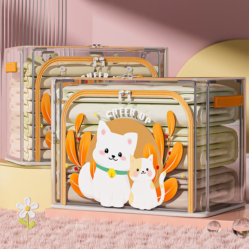 衣服收纳箱家用大容量衣物棉被整理箱子布艺折叠储物筐被子打包袋,收纳整理,收纳箱,淘宝优惠券,粉丝福利购,淘宝优惠卷