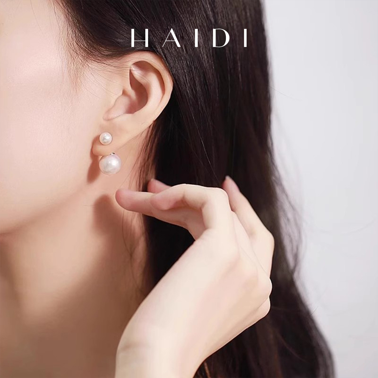 11-12mm淡水珍珠耳饰S925银耳钉