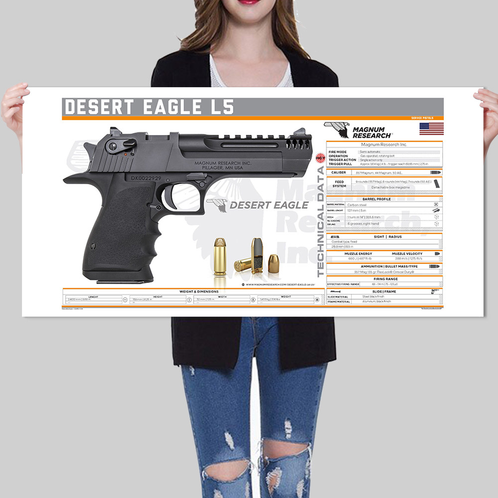 真人CS沙漠之鹰海报挂画手枪设计图纸装饰画大学寝室宿舍墙壁贴画