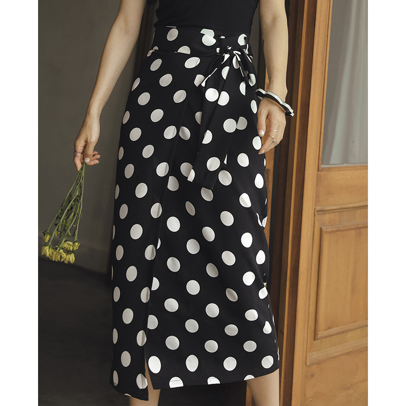 一块布式裹身黑色波点半身裙子一片式女夏沙滩包臀裙半截裙中长款在类目 女装/女士精品, 半身裙中 - 来自Buy2taobao.com提供专业的淘宝代购服务