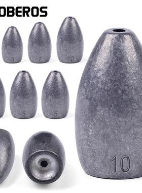 子弹铅路亚配件 子弹头铅   PROBEROS 钓鱼防挂底铅坠路亚配件