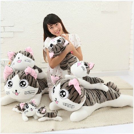 起司猫公仔韩国萌小猫咪毛绒玩具睡觉抱枕生日礼物布娃娃送女友 - 封面