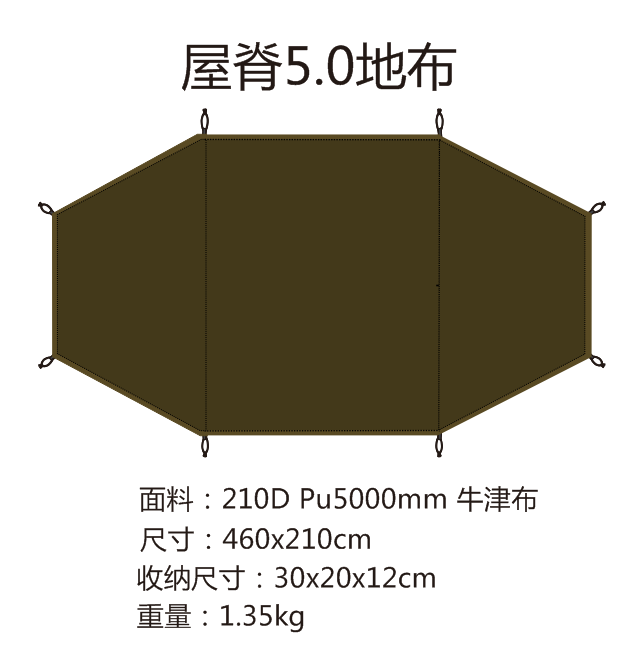 户外帐篷地布地垫鼓浪屿