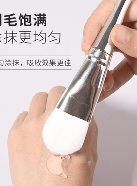 美容面膜刷硅胶带挖勺泥膜刷软毛脸部涂抹双头软膜刷水疗面膜碗刷