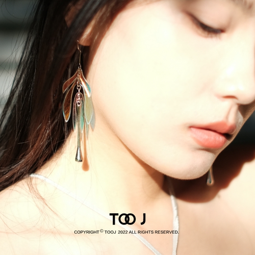 TOOJ仙女气质赛博朋克铃兰耳环