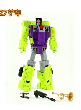 OX PS-27 大力d神 铲土机 铲车 变形玩具模型 合体金刚 g1 mmc