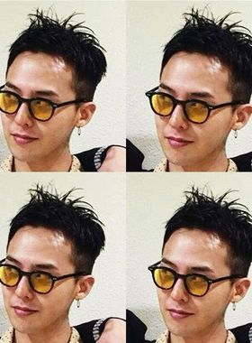 GD权志龙同款墨镜2020新款潮韩版男士变色偏光太阳镜女潮配近视