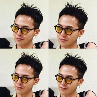 GD权志龙同款墨镜2020新款潮韩版男士变色偏光太阳镜女潮配近视