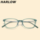 高度近视绿色眼镜框镜架女小框超轻高级感透明TR90小圆脸眼镜架潮