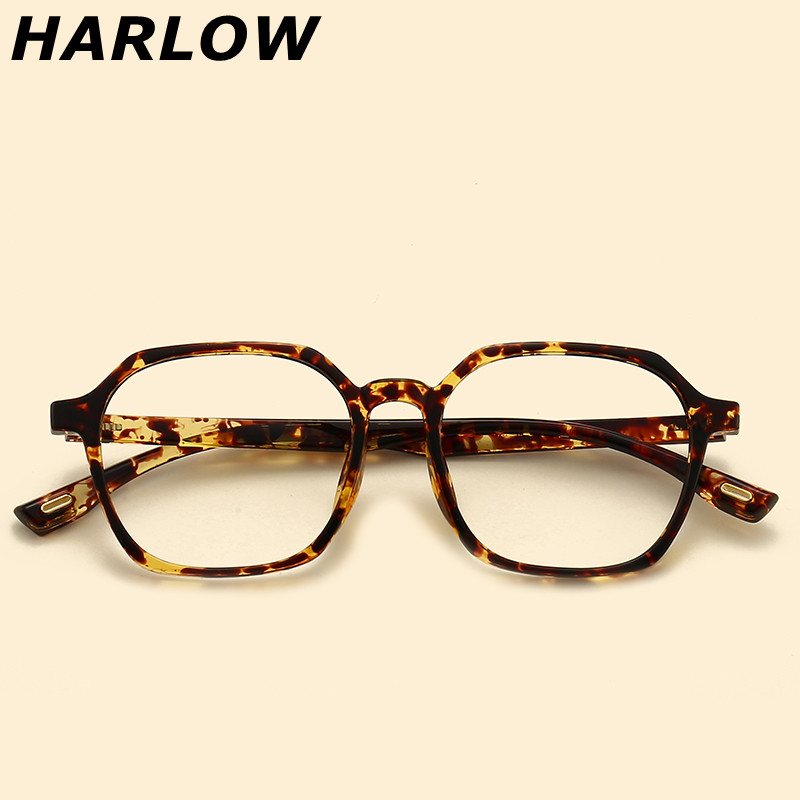 tr90眼镜框镜架男女近视轻款玳瑁镜框可配镜片显脸小复古眼镜架潮