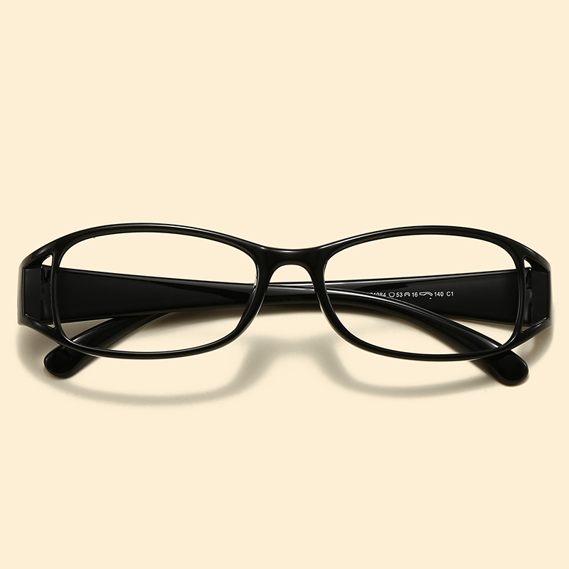气质黑色优雅眼镜近视女士可配带度数TR90超轻粗腿大龄眼睛框镜架