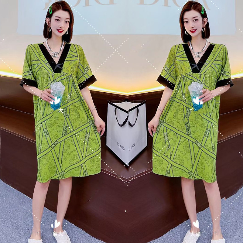 冰丝夏季大码胖妹妹睡裙