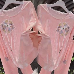 新中式国风睡衣女秋冬2025年新款长袖高级感轻奢可外穿家居服套装