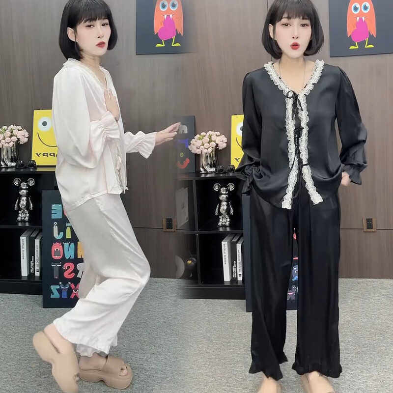 黎晓彤玫瑰千金法式蕾丝睡衣