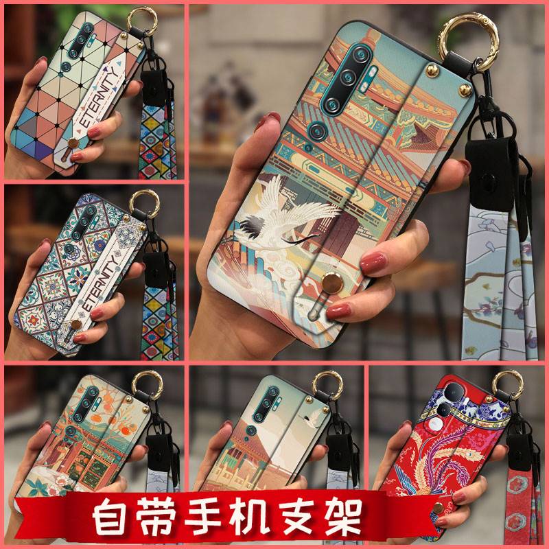 适用VIVO Y400海外版手机壳潮流中国风腕带复古支架奢华软壳指环