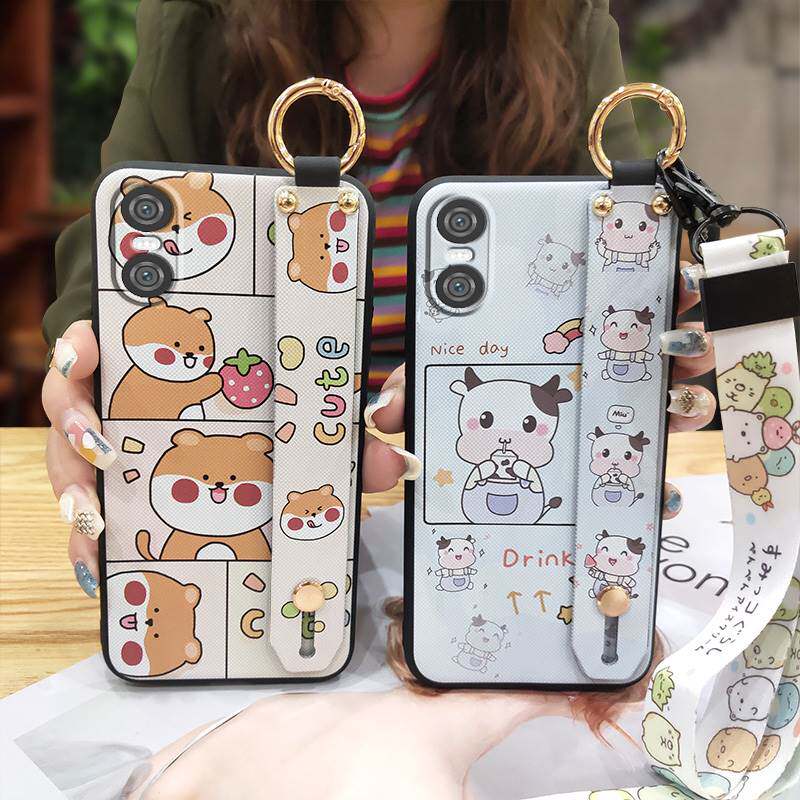 适用索尼Xperia10 VI/6代手机壳散热个性男女款指环卡通可爱搞怪