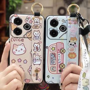 Li9手机壳液态指环动漫潮流可爱硅胶男女款 Pro Pova6 适用Tecno