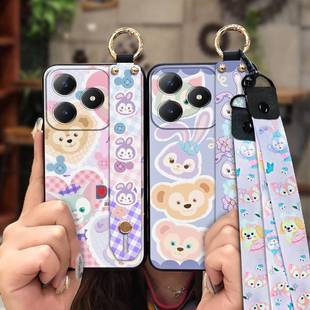 C61 适用OPPO C63 4G手机壳简约搞怪动漫支架防尘纯色 Realme