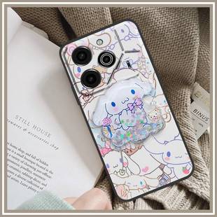 Li9手机壳透明搞怪散热个性 Pro 情侣动漫流沙 Pova6 适用Tecno