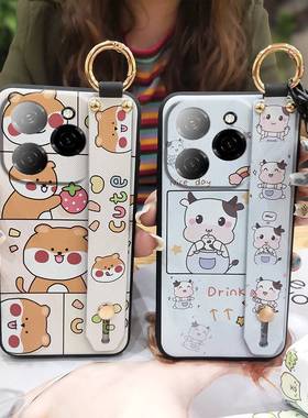 适用Tecno Spark20 Pro 5G/传音KJ8手机壳男女款散热腕带搞怪