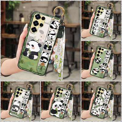 适用欧奇C68/Oukitel C68手机壳支架动漫潮流腕带熊猫质感男女款