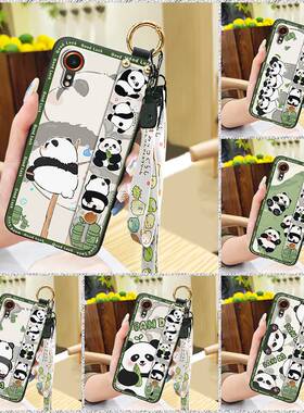 适用三星XCover7/SM-G556B手机壳腕带指环个性熊猫动漫防尘国宝