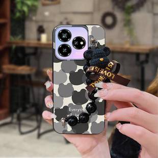 Lite手机壳个性 适用中兴V60 Axon 青春软壳小熊手链 Design