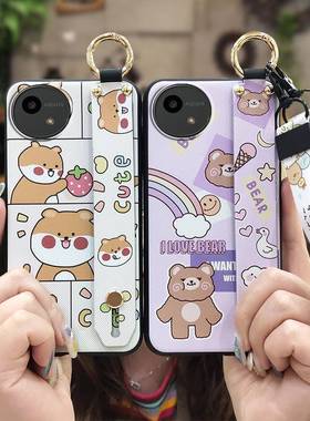 适用夏普Aquos wish5/SH-52F手机壳卡通指环新款男女款可爱情侣